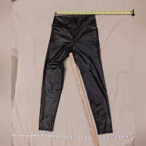 Faux Leather Black Leggings